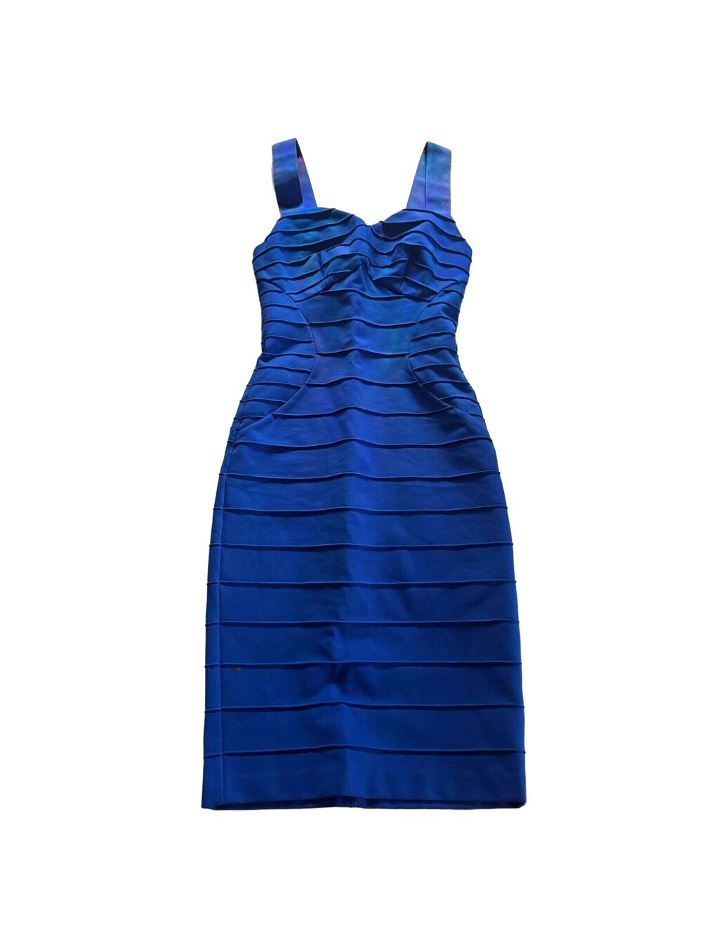 Ted Baker Royal Blue Bandage Dress Size 0 US 2 Homecoming Autumn Wedding Guest
